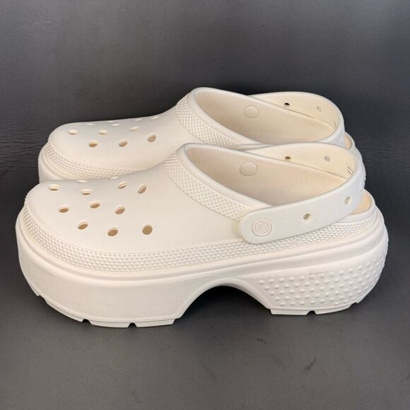 Unisex Crocs Stomp Clogs in Off White Icon Comfort men’s size 10 (women’s 12) main image 4